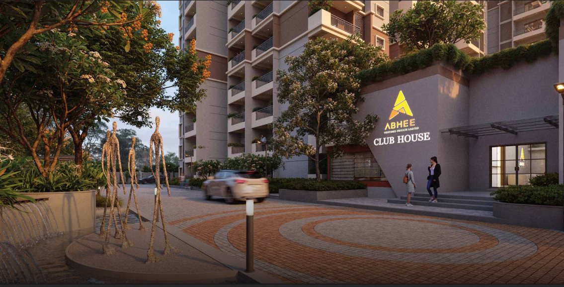Entrance to the Abhee clubhouse