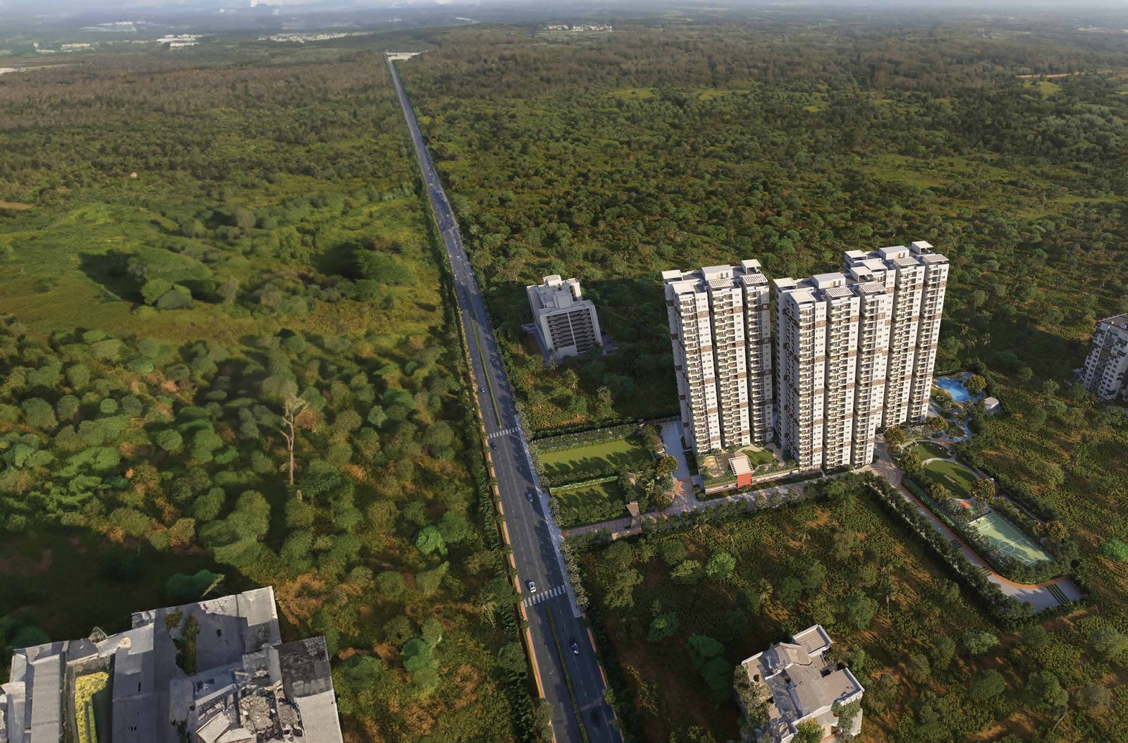 Elevation view of Abhee Celestial City